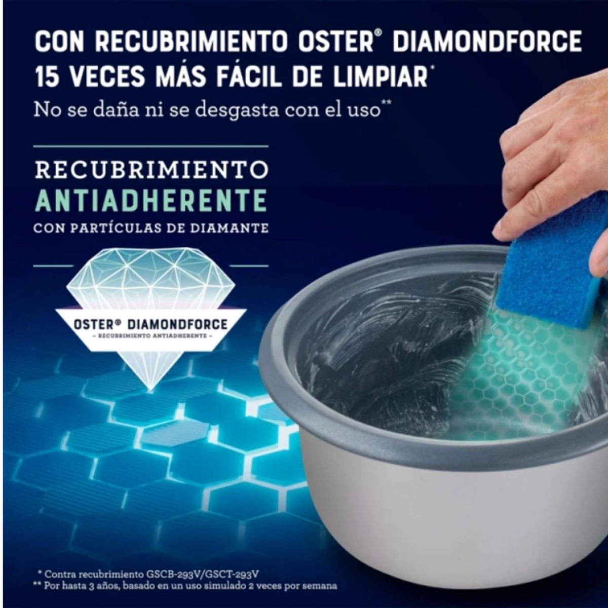 OSTER - Oster Arrocera Multifuncional Oster CKSTRC10DFBLK-053 10 Tazas Negro
