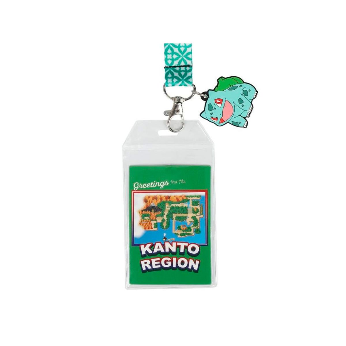 POKEMON - Pokemon Bulbasaur Kanto Region Lanyard con Funda