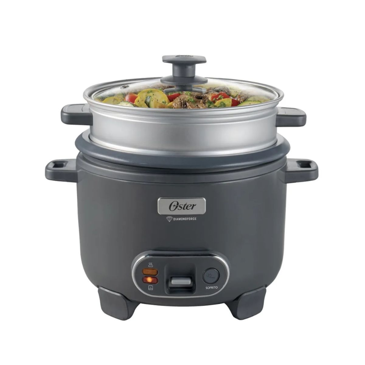 OSTER - Oster Arrocera Multifuncional Oster CKSTRC10DFSKE-053 10 Tazas Gris