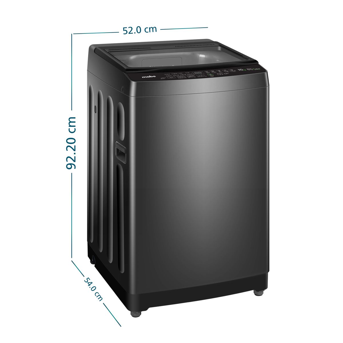 Mabe - Lavadora Automática 10 Kg Diamond Gray Mabe LMAP0120WDGBB0