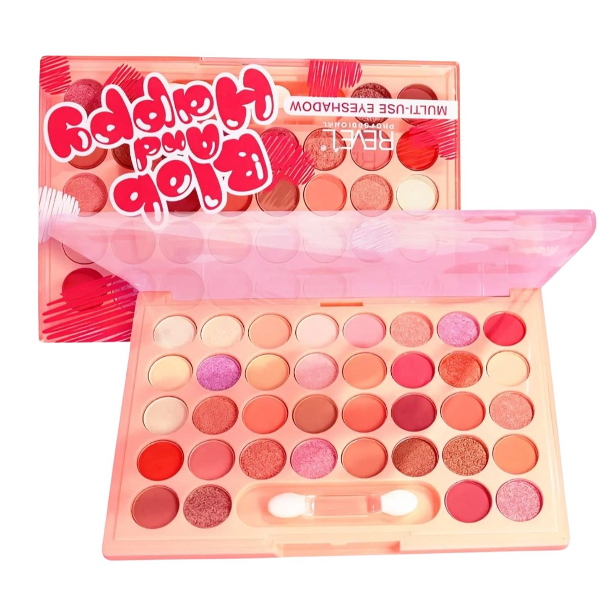 GENERICO - Revel Profesional Kit Pack Paleta Sombras Pestañas 40 Colores Variados Multiuso Eyeshadow