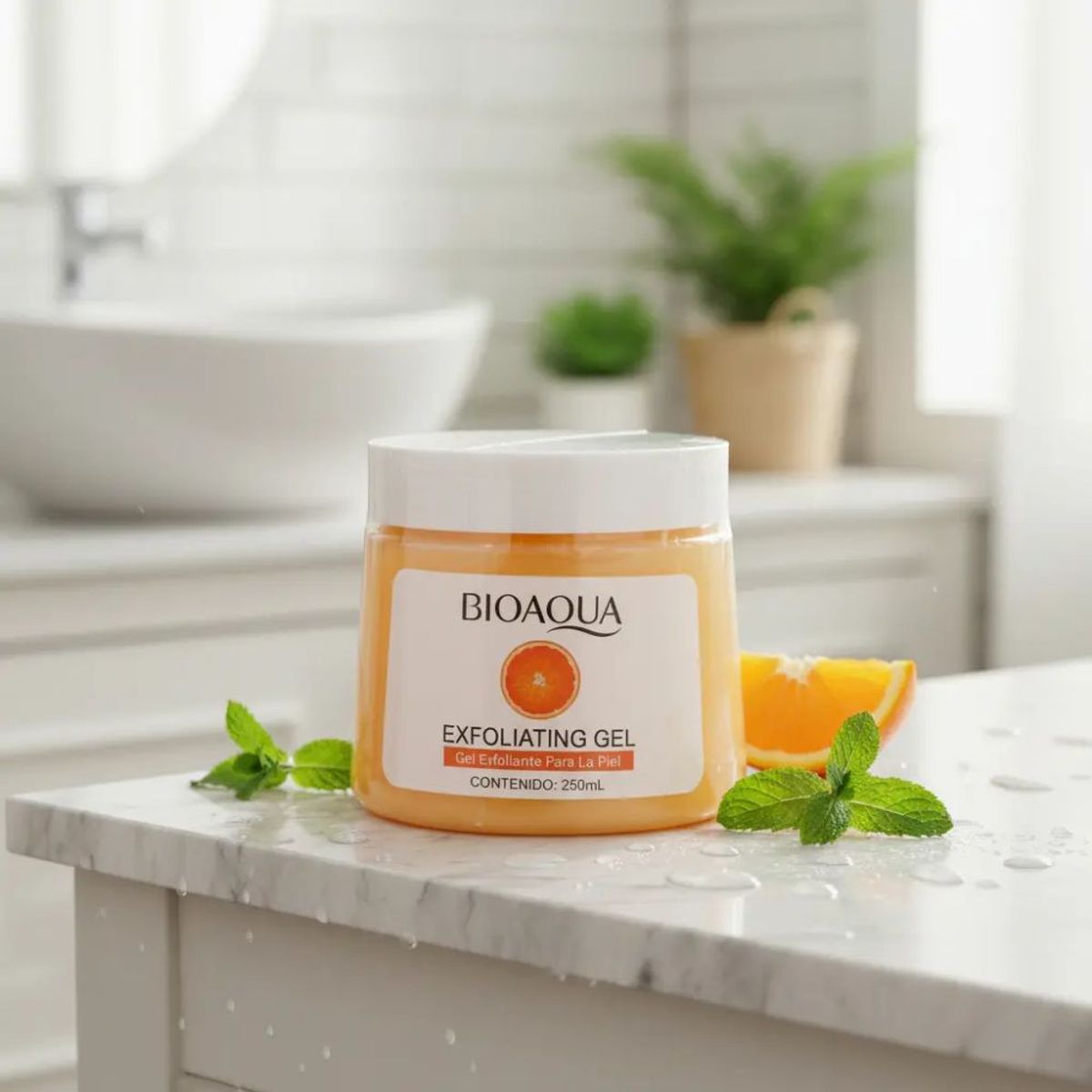 BIOAQUA - Bioaqua Exfoliante Corporal Gel De Naranja 250ml Reduce Manchas Oscuras