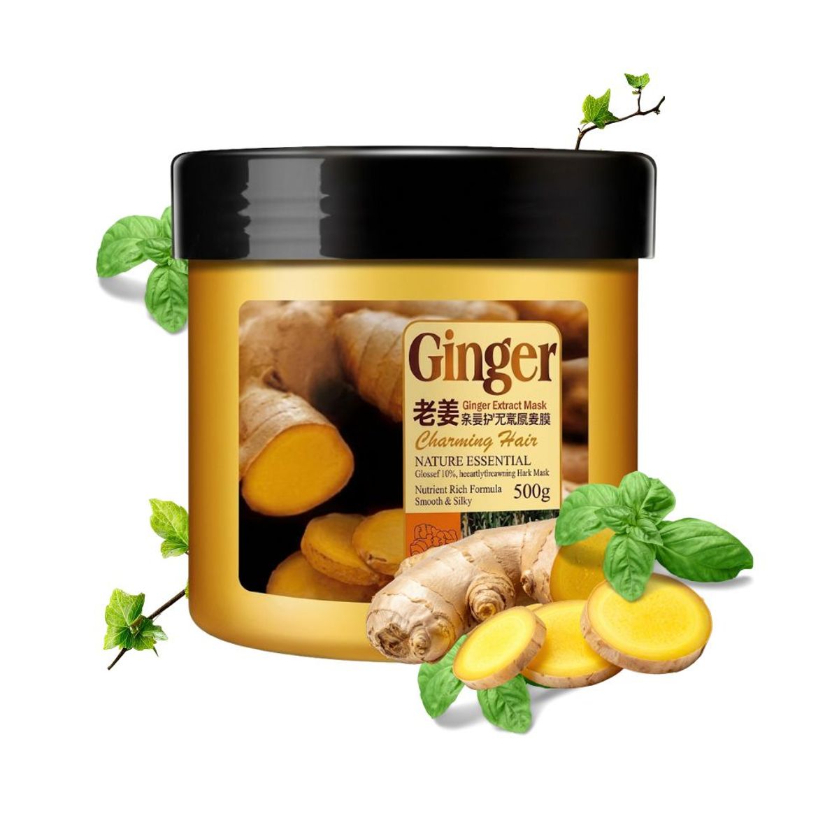 BIOAQUA - Bioaqua Mascarilla Capilar Ginger 500g Reconstrucción Intensa