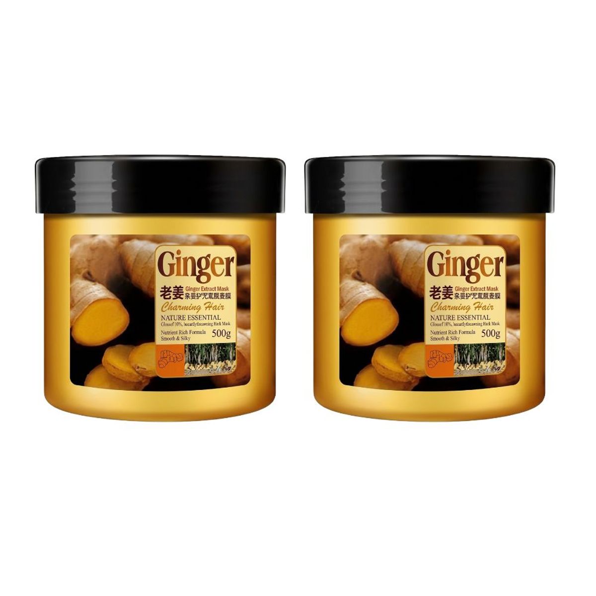 BIOAQUA - Bioaqua Mascarilla Capilar Ginger 500g Reconstrucción Intensa