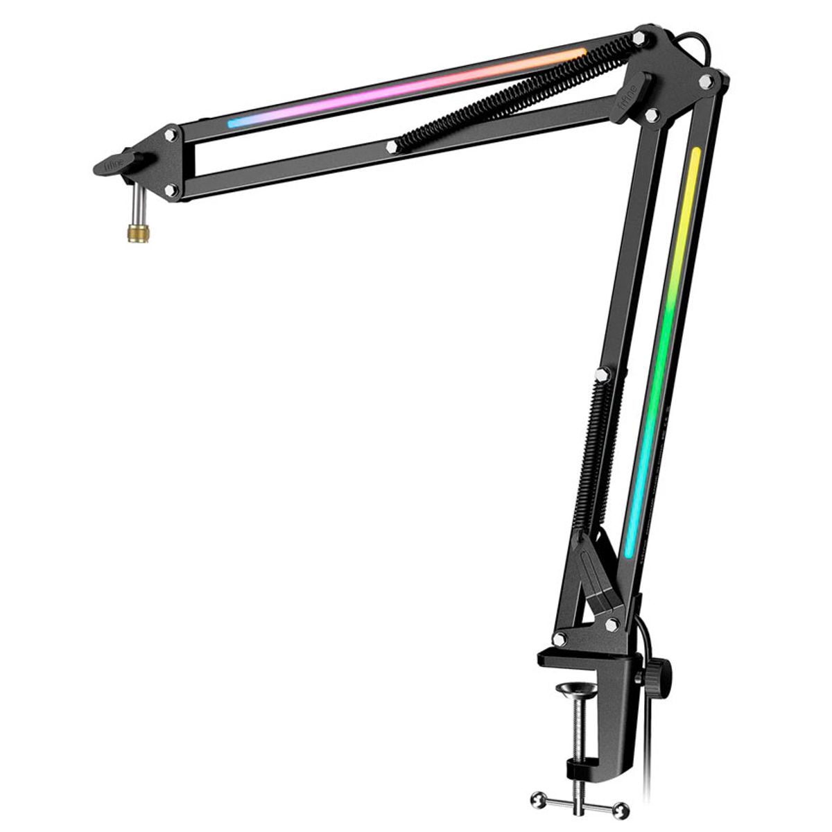 FIFINE - Brazo para Micrófono Fifine BM38 RGB BLACK
