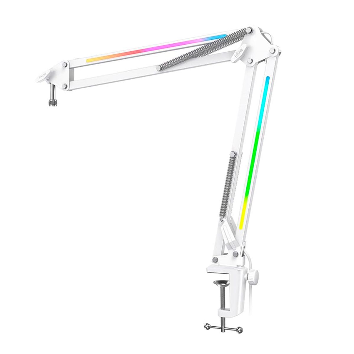 FIFINE - Brazo para Micrófono Fifine BM38 RGB WHITE