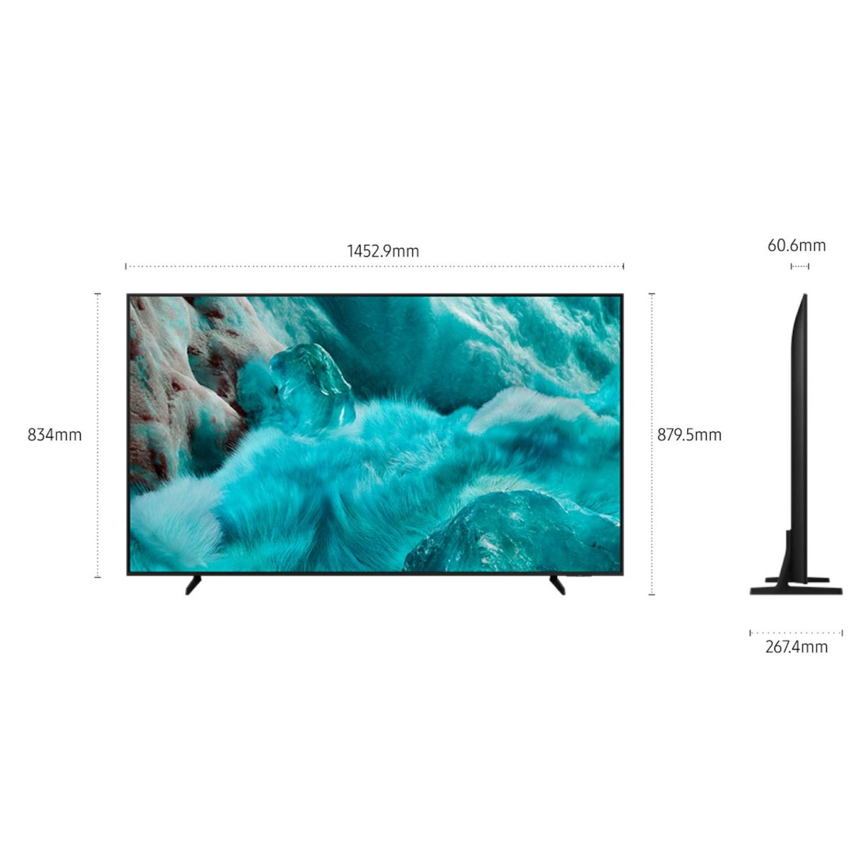 SAMSUNG - Televisor Samsung Smart TV 65 QLED 4K UHD QN65Q7FAAGXPE + Parlante