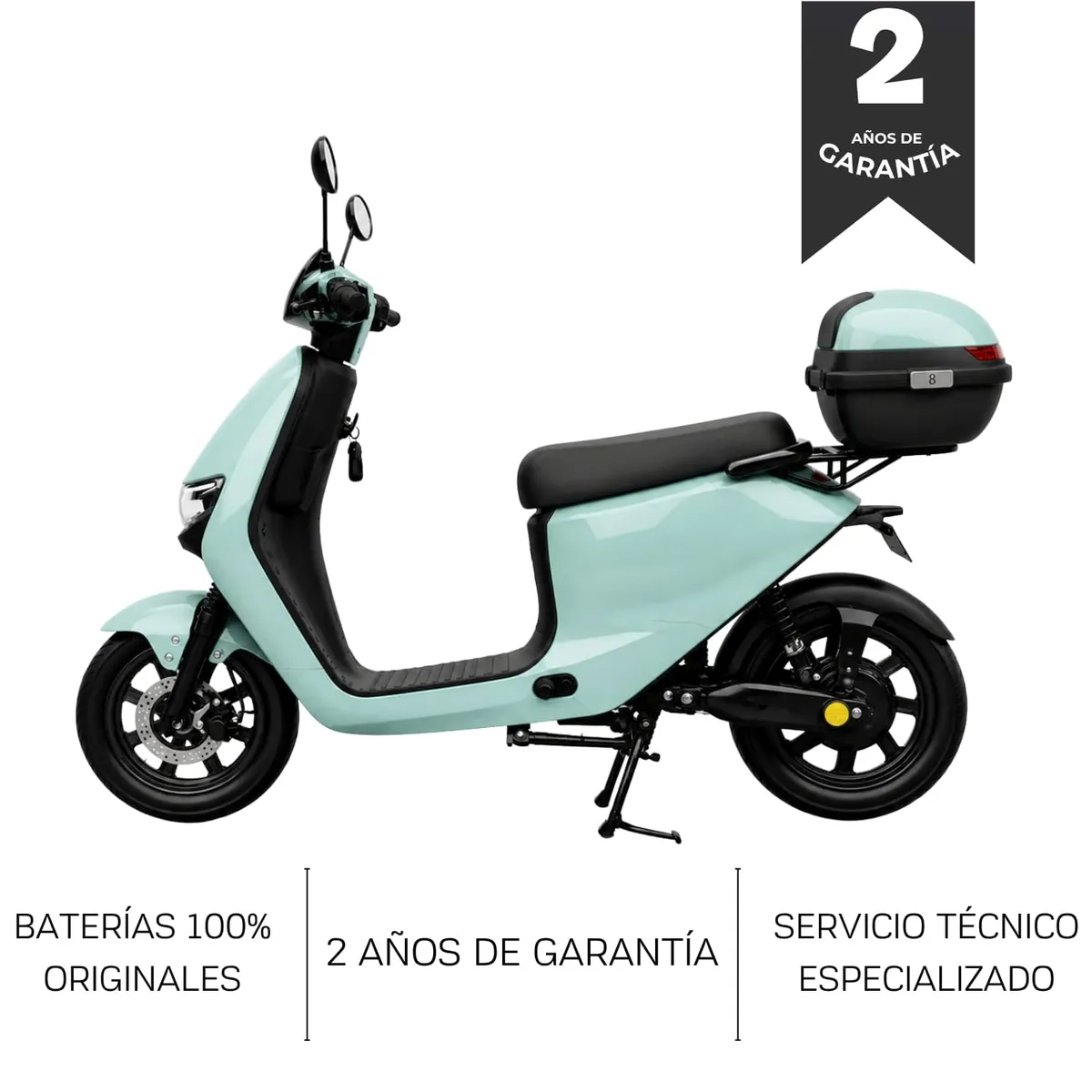 MOVEEN - BICIMOTO ELÉCTRICA MOVEEN URBAN VENUS LITHIUM EXTRAIBLE + CAJUELA GRATIS