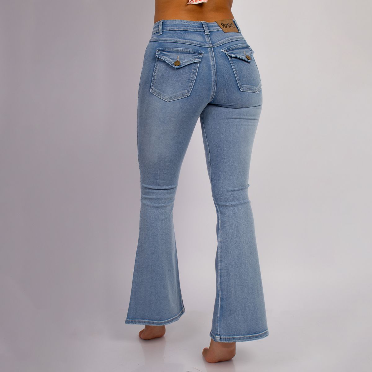 ROXJES JEANS - Flare Jean Sara Acampanado Denim