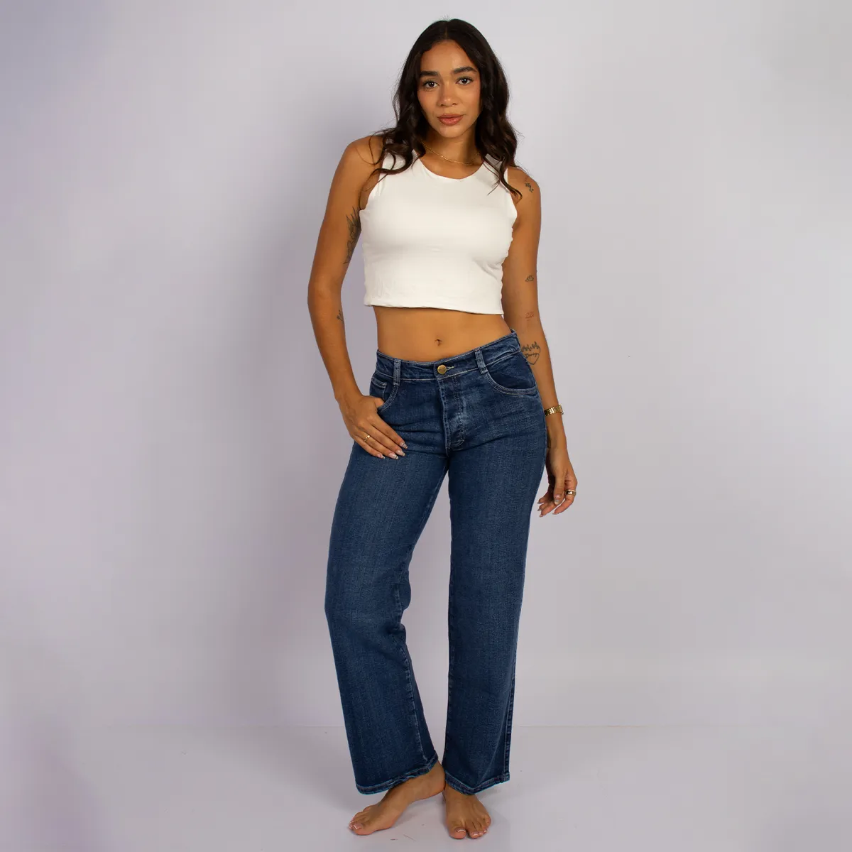 ROXJES JEANS - Wide Leg Noelia Recto Denim