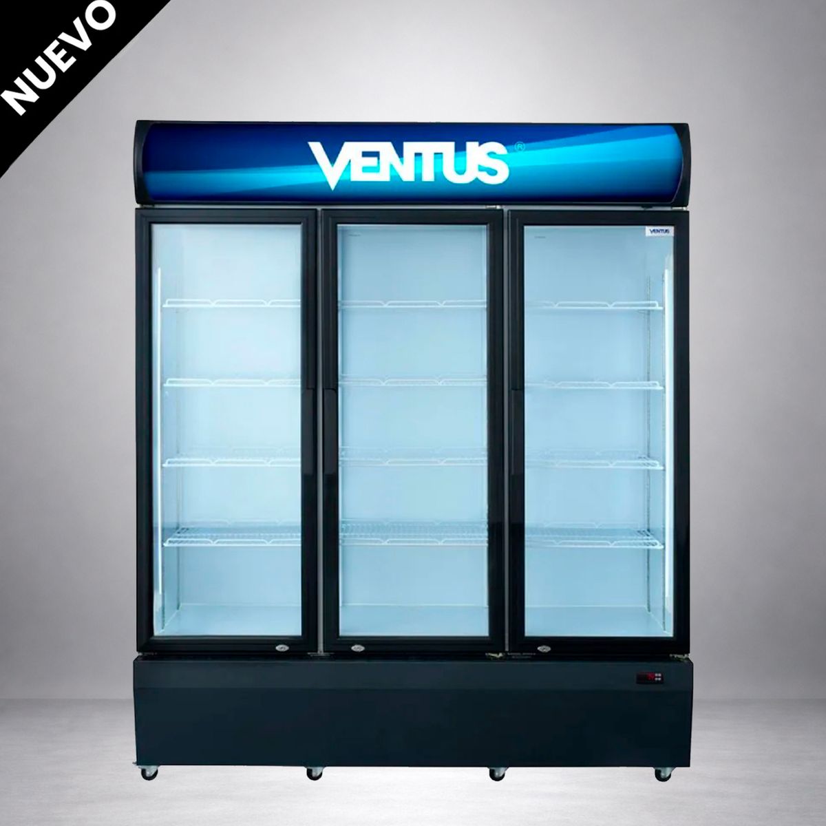 VENTUS - VISICOOLER 3 PTAS VIDRIO 1200LT VENTUS VC-1200L