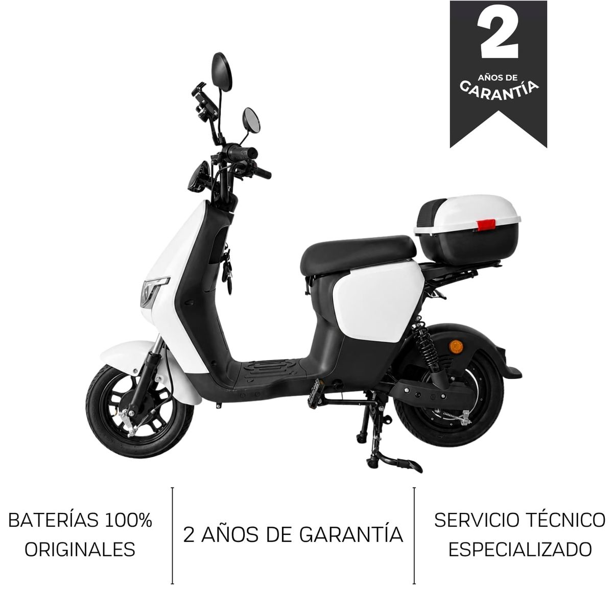 MOVEEN - BICIMOTO ELÉCTRICA MOVEEN URBAN ONYX 1000W + CAJUELA GRATIS