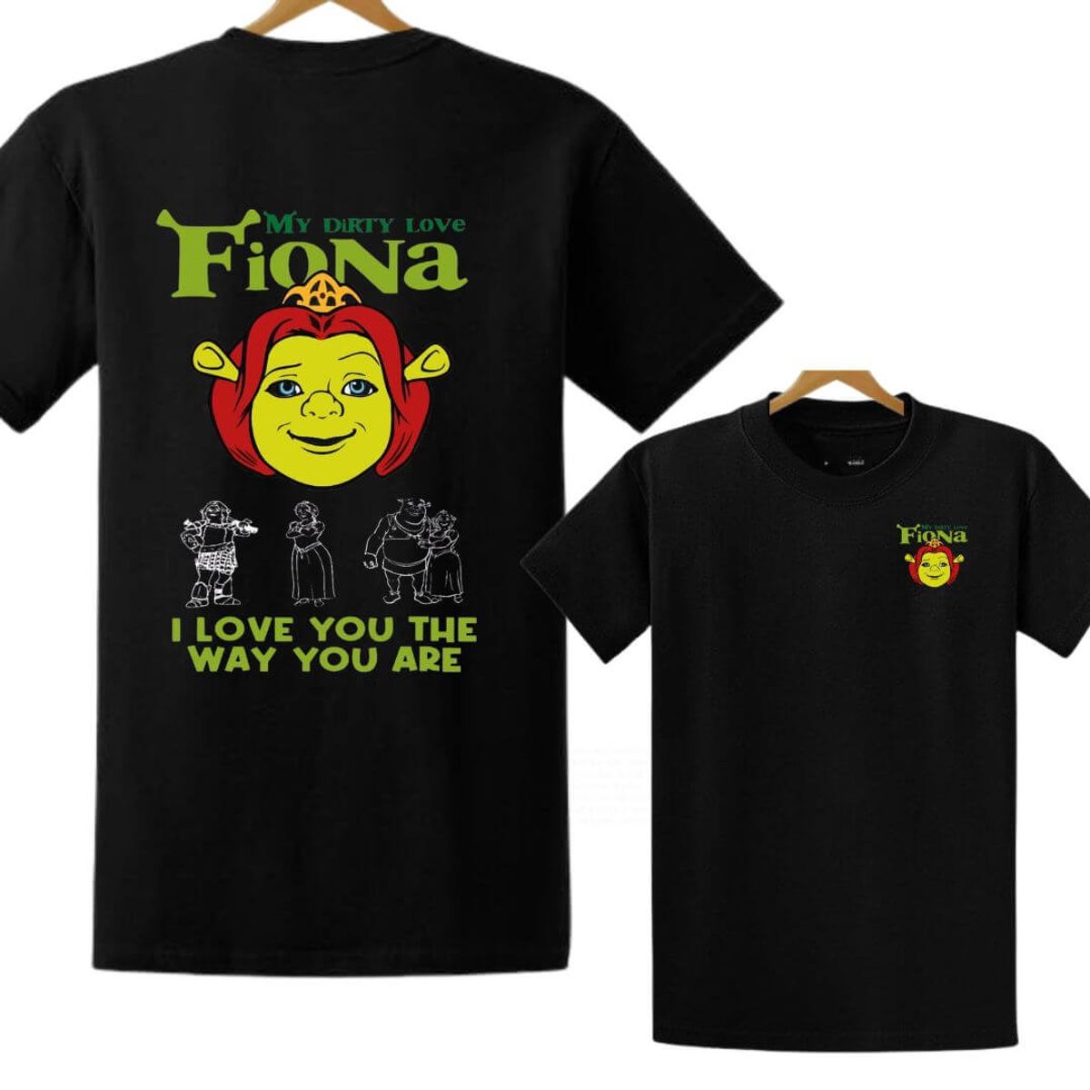GENERICO - Polos Algodon Fiona Shre Negro Peluche  - Talla 6 hasta XL
