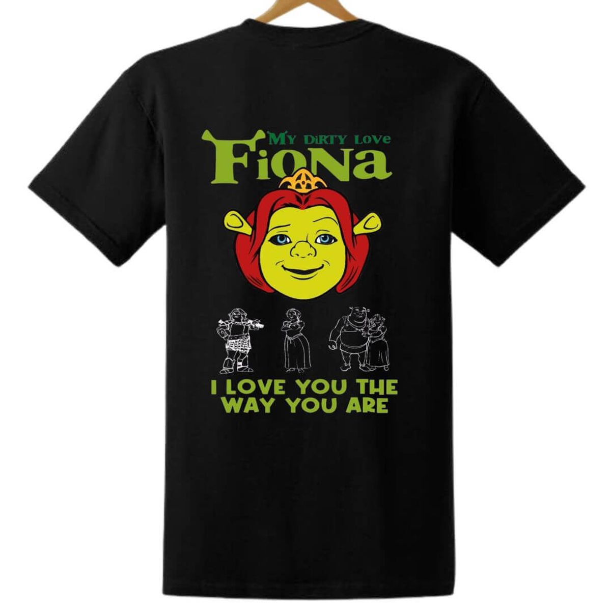 GENERICO - Polos Algodon Fiona Shre Negro Peluche  - Talla 6 hasta XL