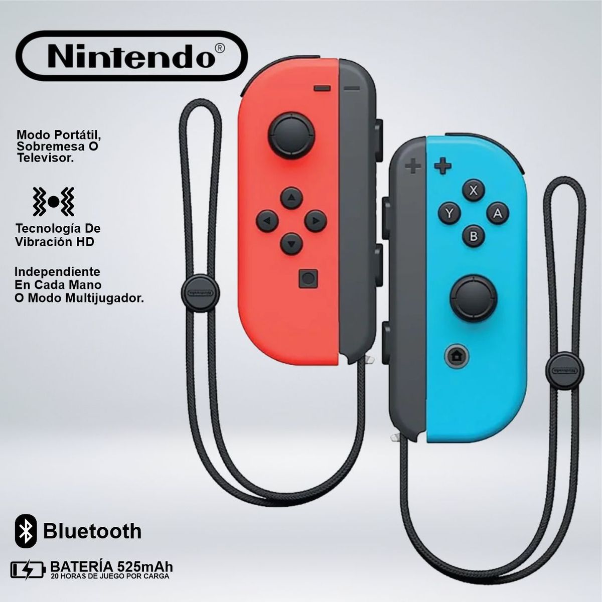 NINTENDO - MANDO NINTENDO SWITCH JOY-CON RED AND BLUE