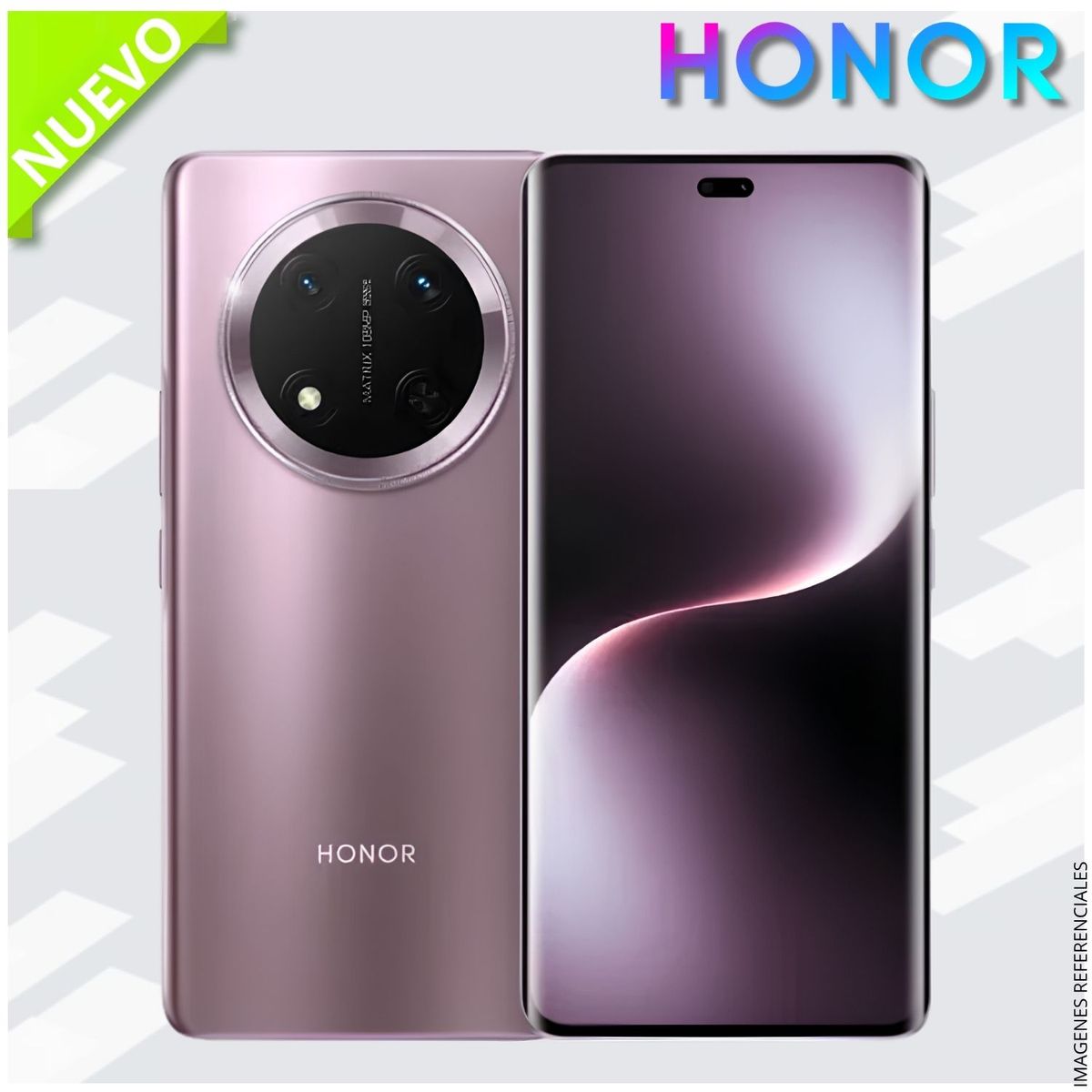 HONOR - Celular Honor Magic 7 Lite 5G 256GB 8GB RAM cámara 108MP + 5MP frontal 16MP 6.7 Titanio Morado