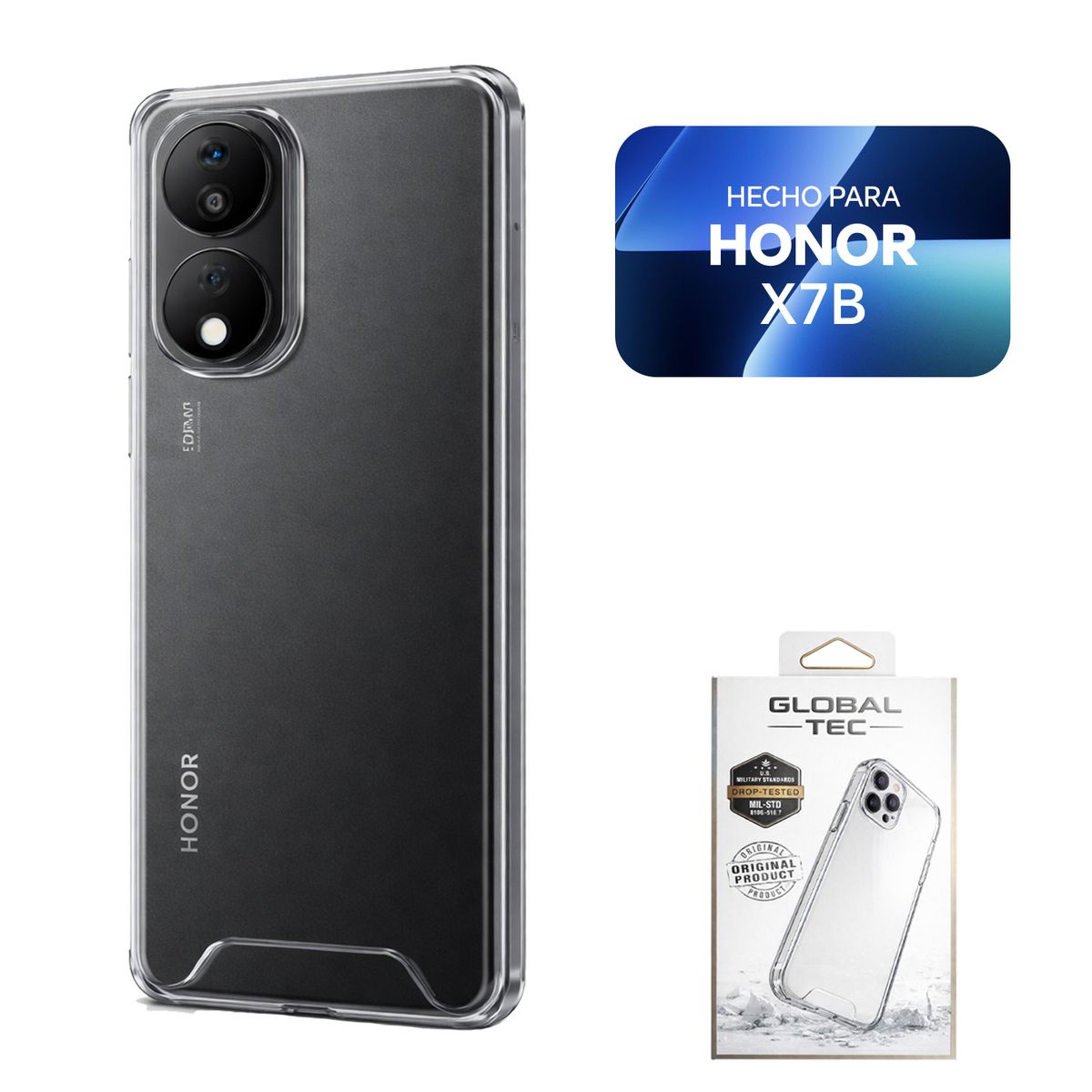 PERU IMPORTACIONES - Space Case Transparente Para Honor X7B