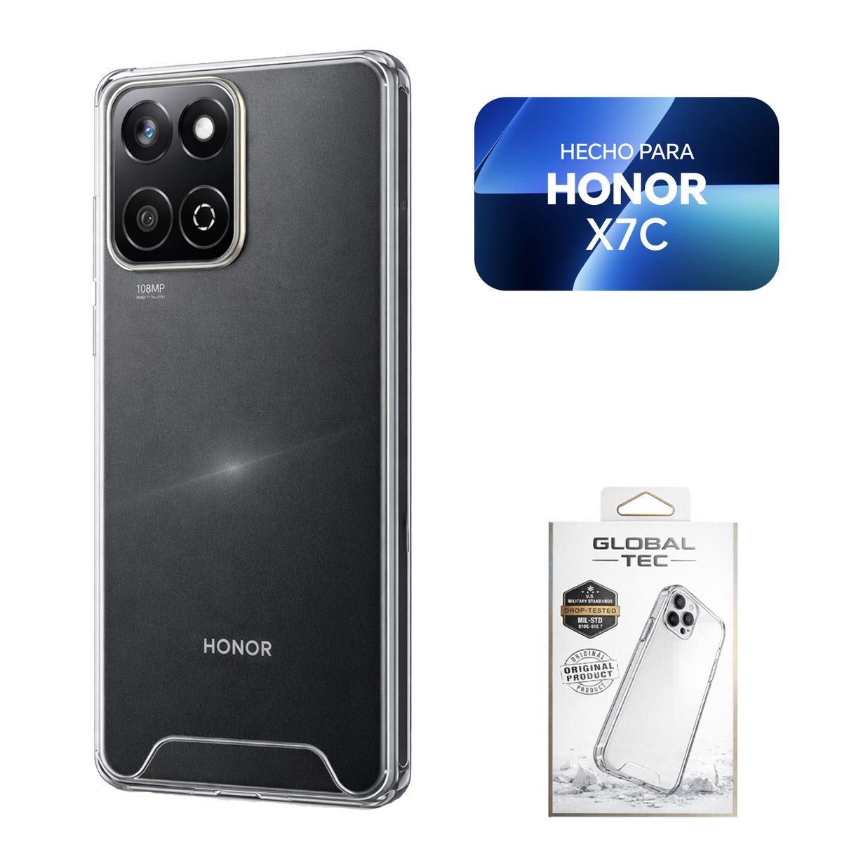 PERU IMPORTACIONES - Space Case Transparente Para Honor X7C