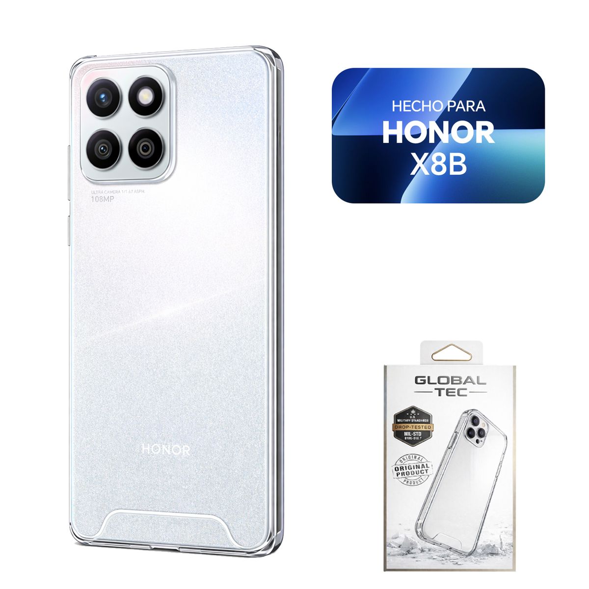 PERU IMPORTACIONES - Space Case Transparente Para Honor X8B