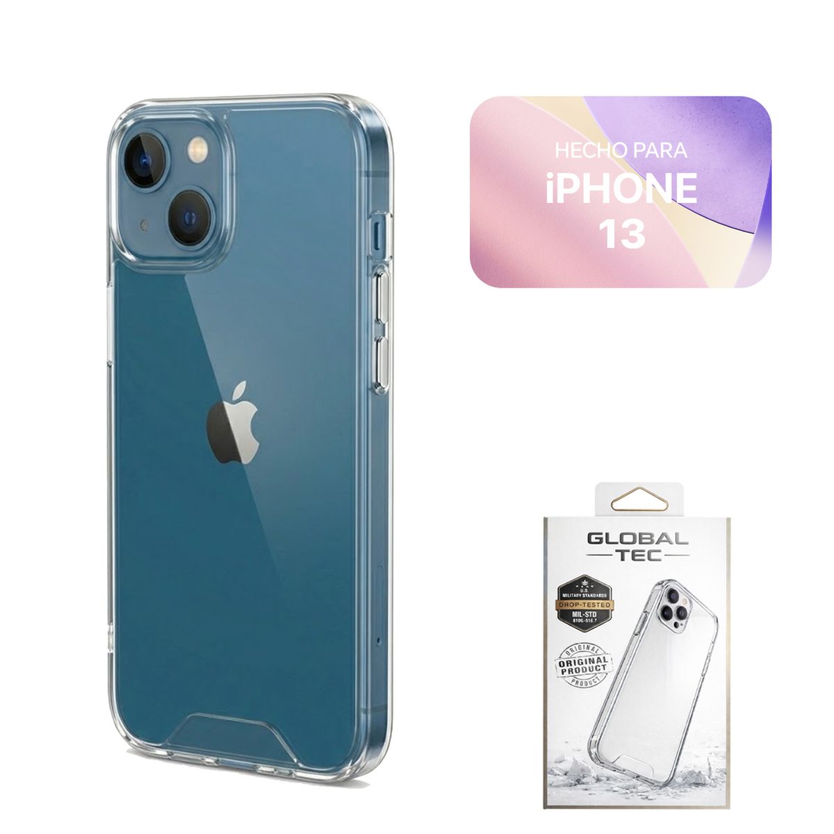 PERU IMPORTACIONES - Space Case Transparente Para iPhone 13