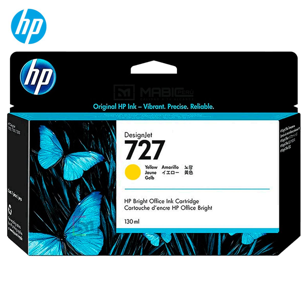 HP - Kit Tinta HP 727 DesignJet T2500, T930 Original  - 130ml