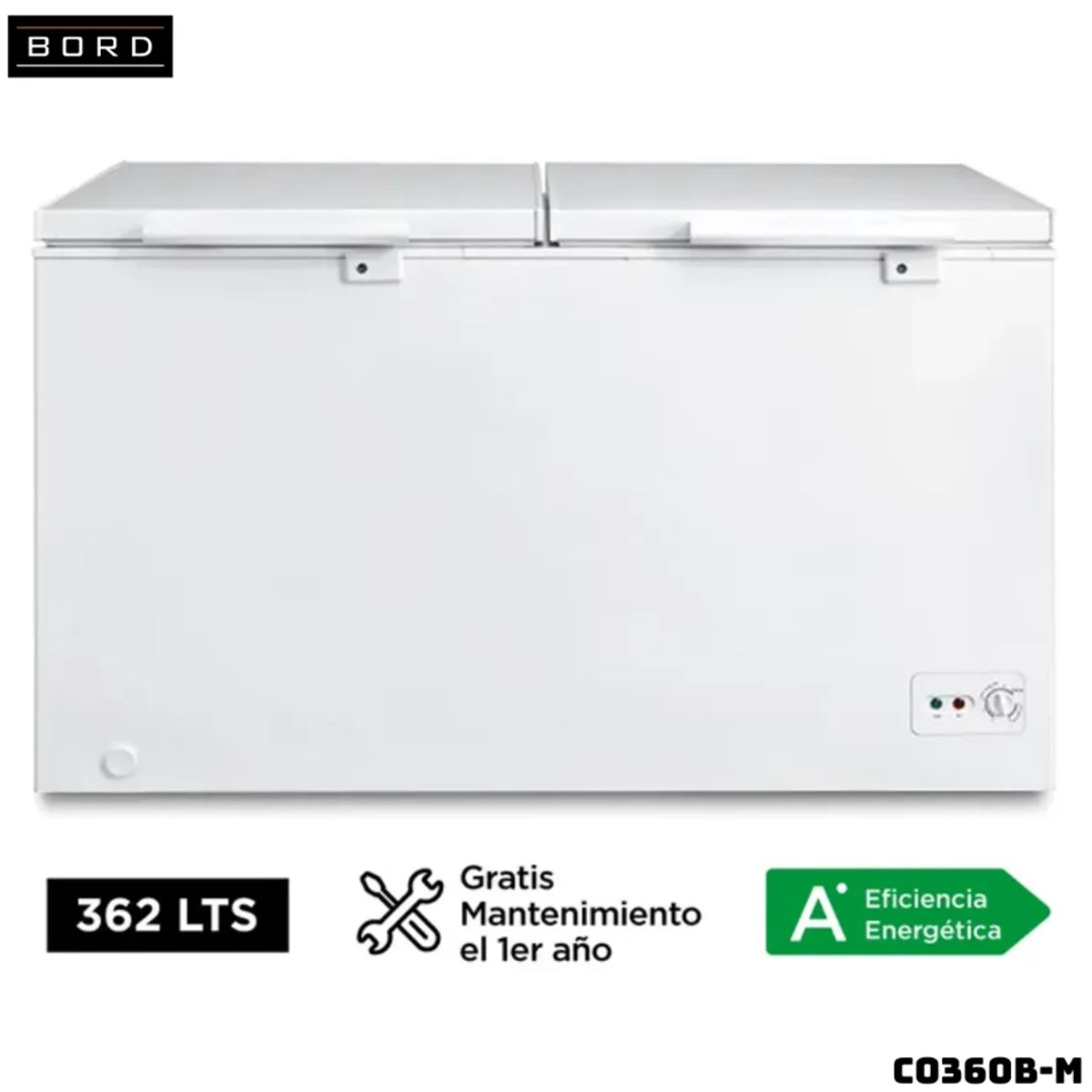 BORD - CONGELADOR BORD 362 L BLANCO - CO360B-M