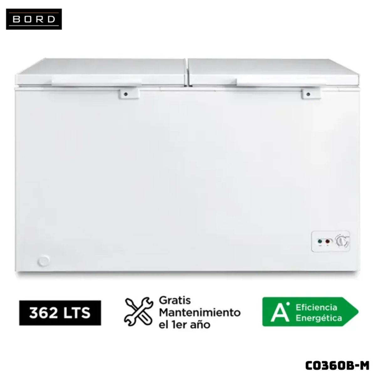 BORD - CONGELADOR BORD 362 L BLANCO - CO360B-M