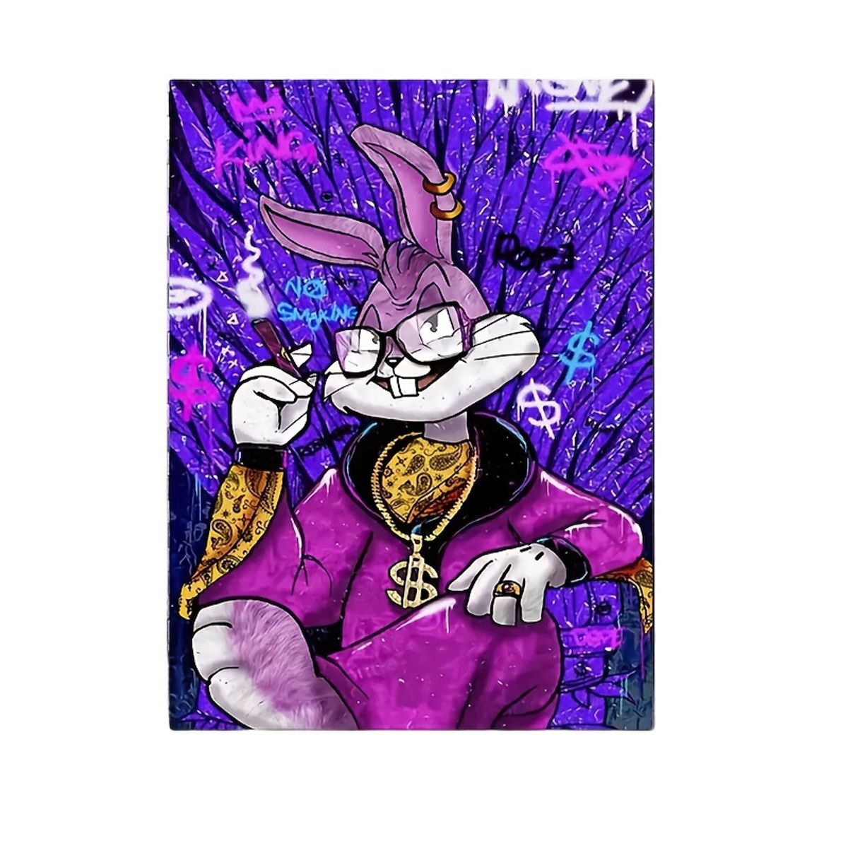 VATYERTY - 1 Póster De Lienzo Con Arte De Anime De Conejos