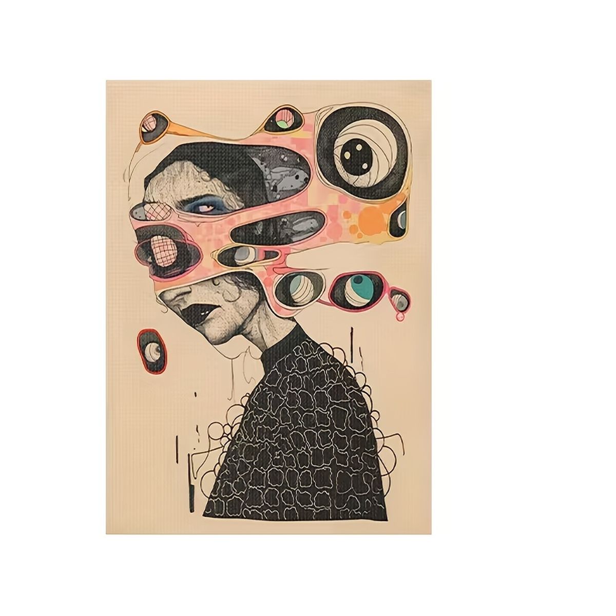 VATYERTY - Póster Surrealista En Lienzo, Decoración Artística Para Regalo.