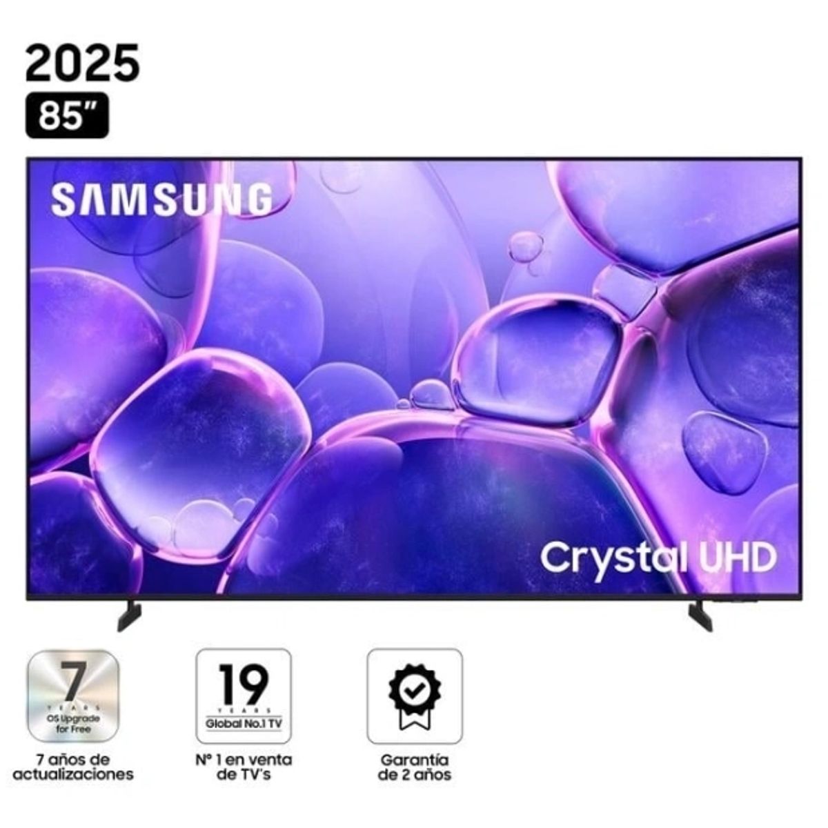 SAMSUNG - TELEVISOR SMART TV SAMSUNG 4K ULTRA HD 85 CRYSTAL UHD U8000F UN85U8000FGXPE