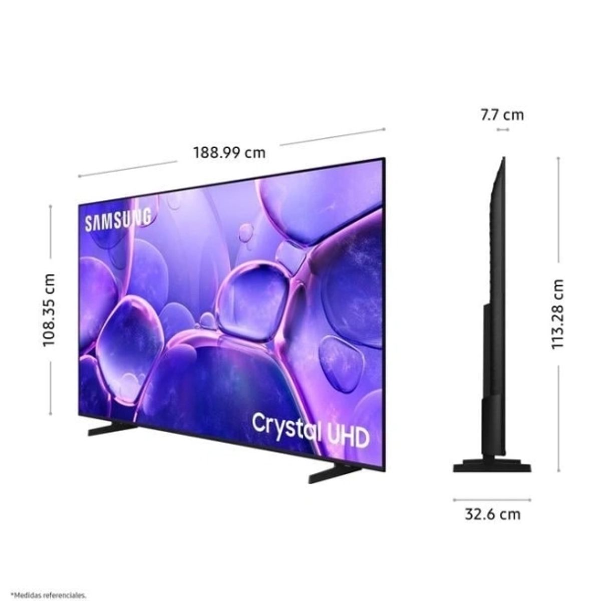 SAMSUNG - TELEVISOR SMART TV SAMSUNG 4K ULTRA HD 85 CRYSTAL UHD U8000F UN85U8000FGXPE