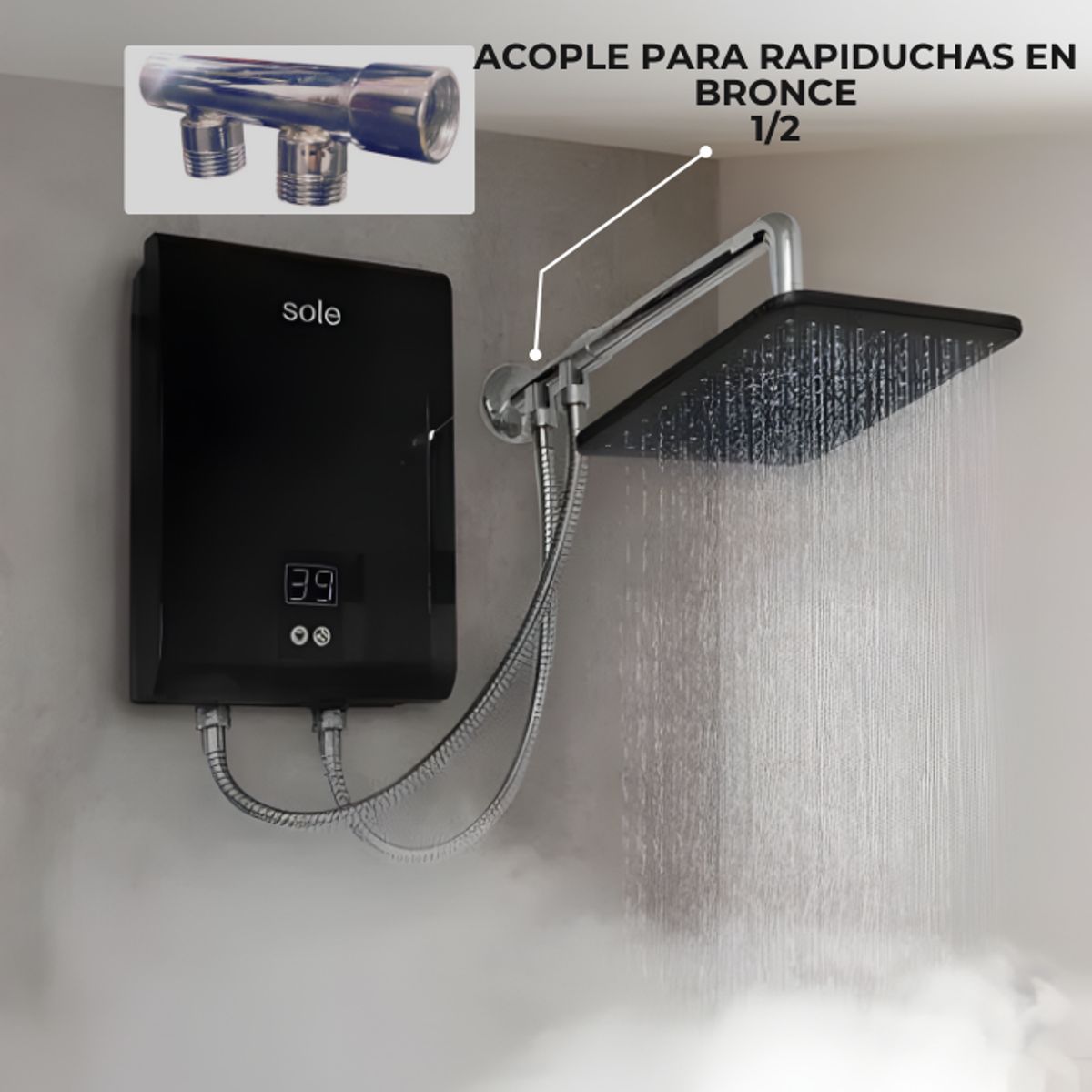 ACOPLE PARA RAPIDUCHAS BRONCE PESADO DE 12, marca NACIONAL - Foto 2