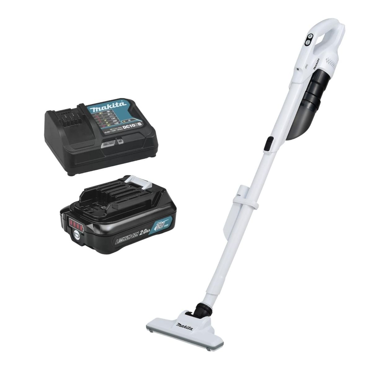 MAKITA - Aspiradora inalambrica 12v + bateria 2ah y cargador Makita