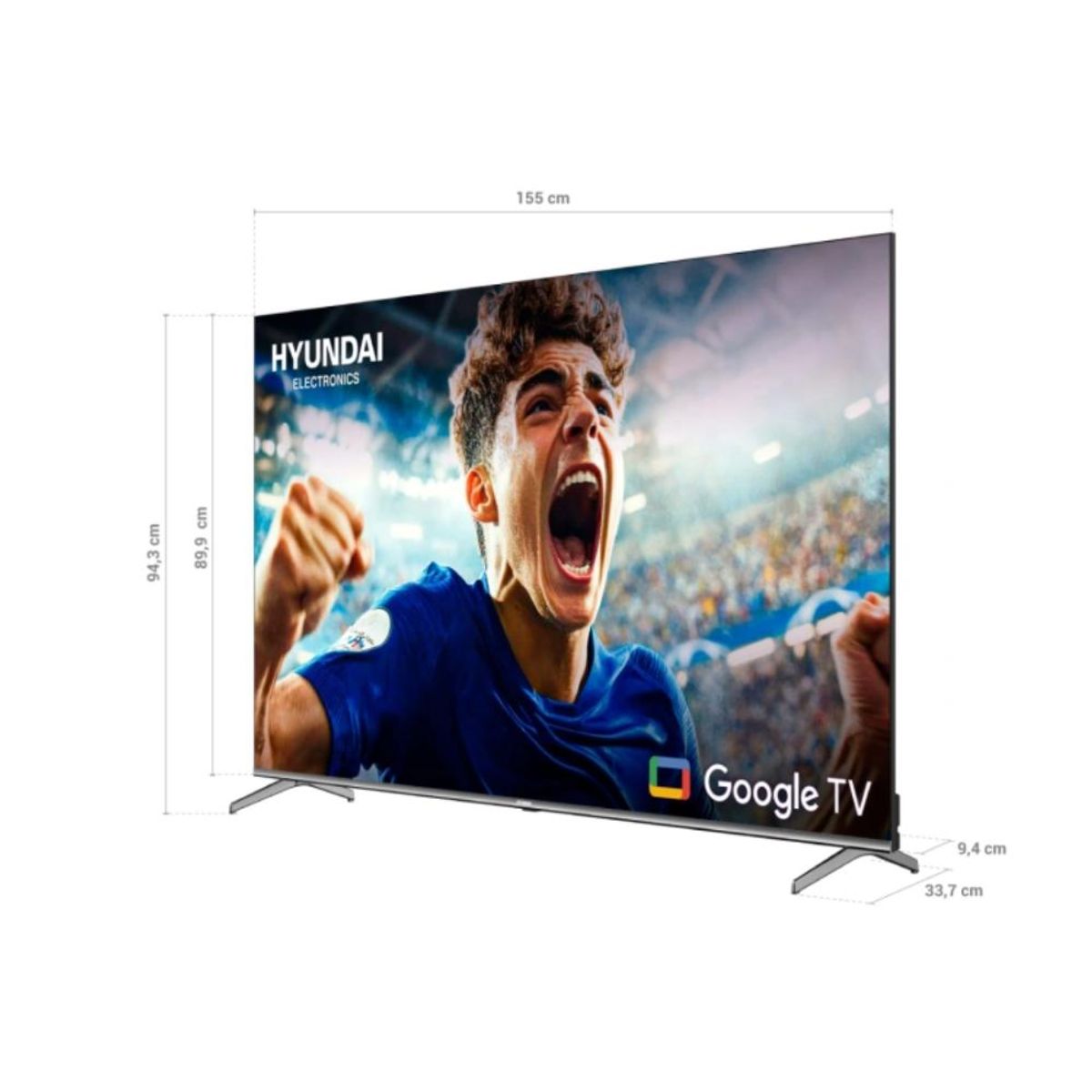 HYUNDAI - Televisor Smart TV Hyundai 4K Ultra HD 70 Google TV - HYLED7006G