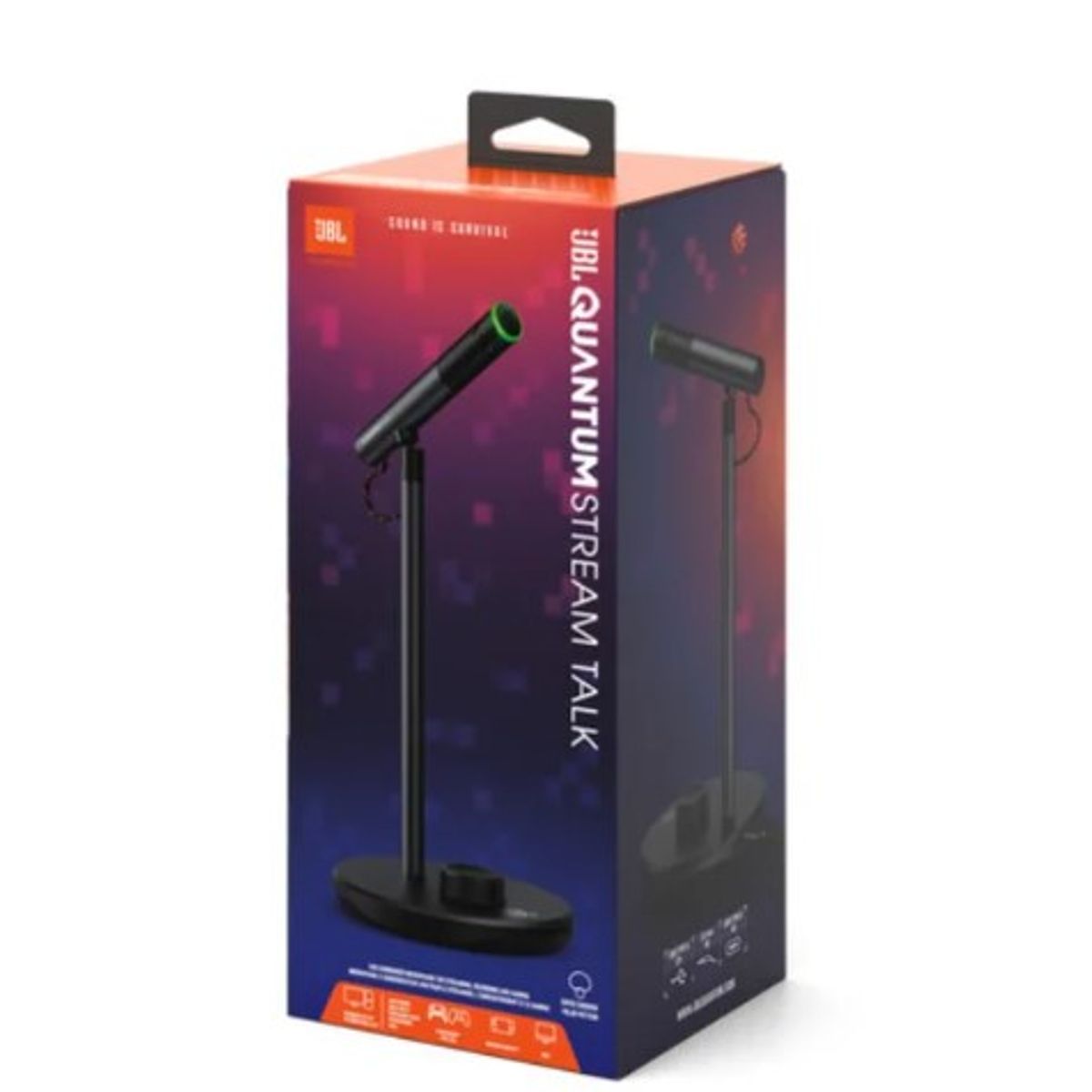 JBL - JBL Quantum Microfono Condensador USB Streaming gamer Mute