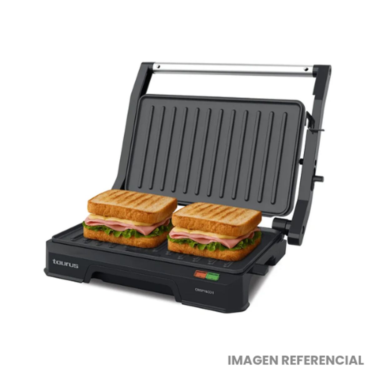 Taurus - Mini Grill Taurus Crispy & Co II 1000W NegroPlata