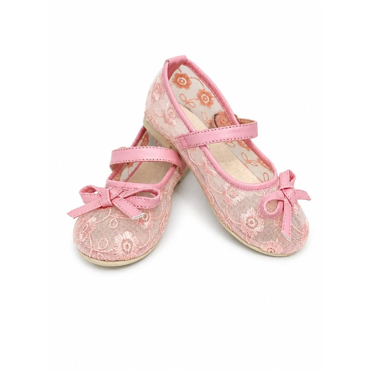 GENERICO - Zapatos Flores rosadas