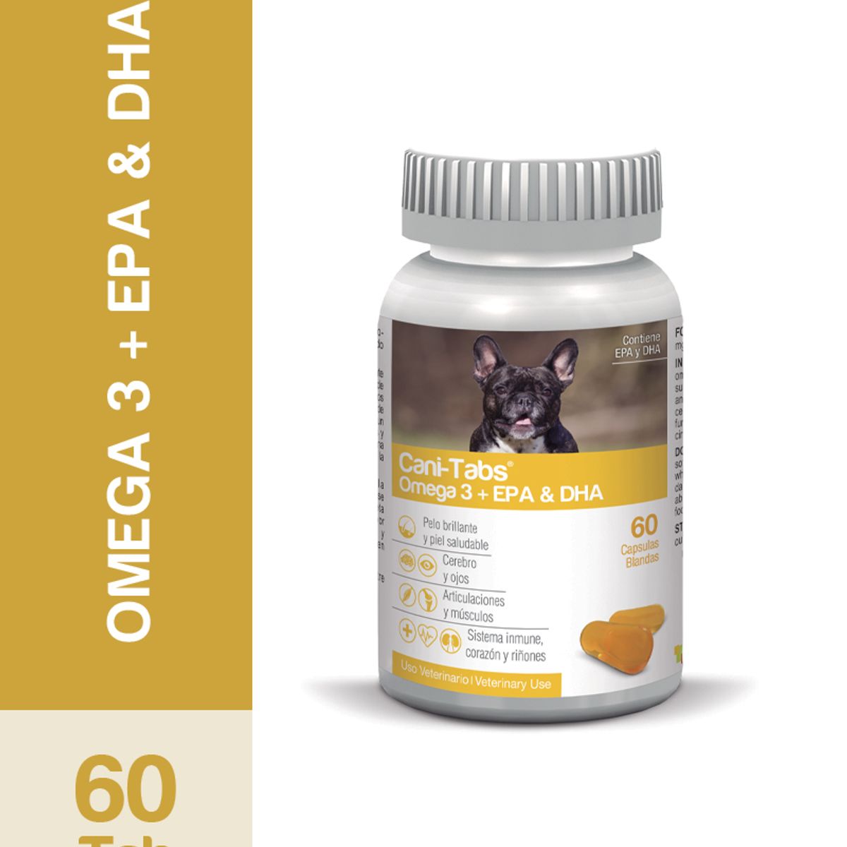 CANI TABS - SUPLEMENTO PARA PERROS CANI-TABS OMEGA 3+EPA & DHA X 60 CAP