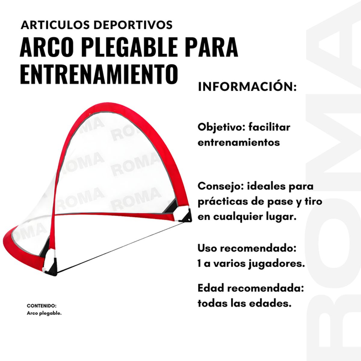 GENERICO - ARCO PLEGABLE PARA ENTRENAMIENTO