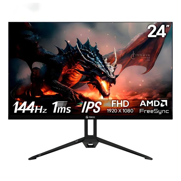 Monitor Teros TE-2417S 23.8″ FHD IPS 144Hz 1ms HDMI DisplayPort