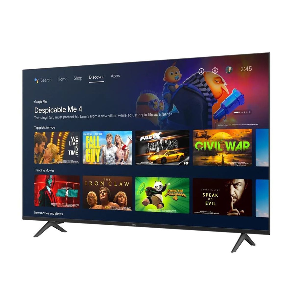 OEM - Televisor JVC 65"  Ultra HD 4K Android TV LT-65KB557