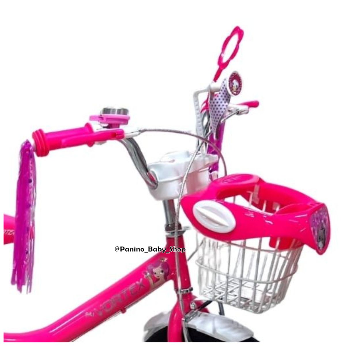 VORTEX - Bicicleta Campera Aro 16 para Niñas -SIRENITA- Fucsia