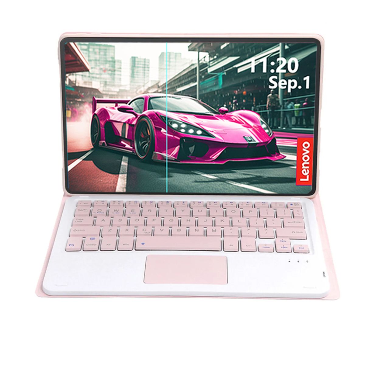 LENOVO - Tablet Lenovo K10 Pro 4GB+128GB WiFi 10.6 pulgadas y Ratón inalámbrico Bluetooth &Teclado Rosa
