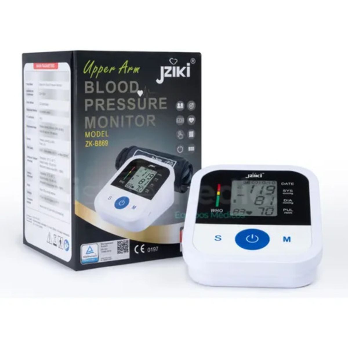 GENERICO - TENSIOMETRO BRAZO CON VOZ INTELIGENTE  INCLUYE CABLE USB