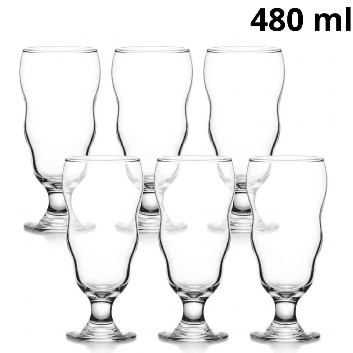 Ichimatsu - Set de Copa Malteada 480 ml - 16 oz 6 Piezas