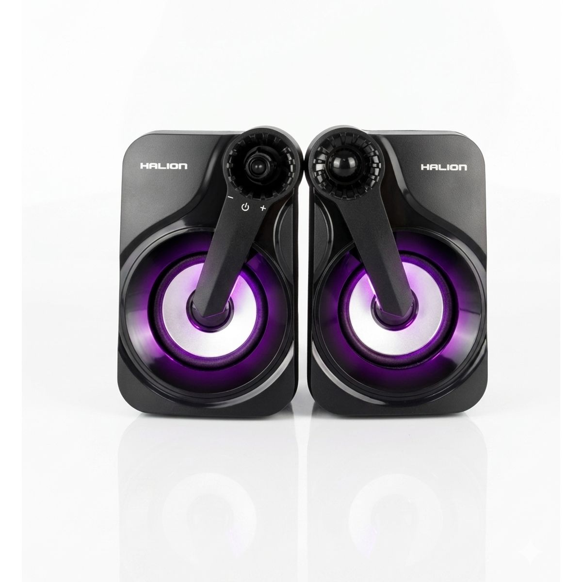 HALION - Parlante Usb Gamer Halion Ha-s260 Rgb Big Black