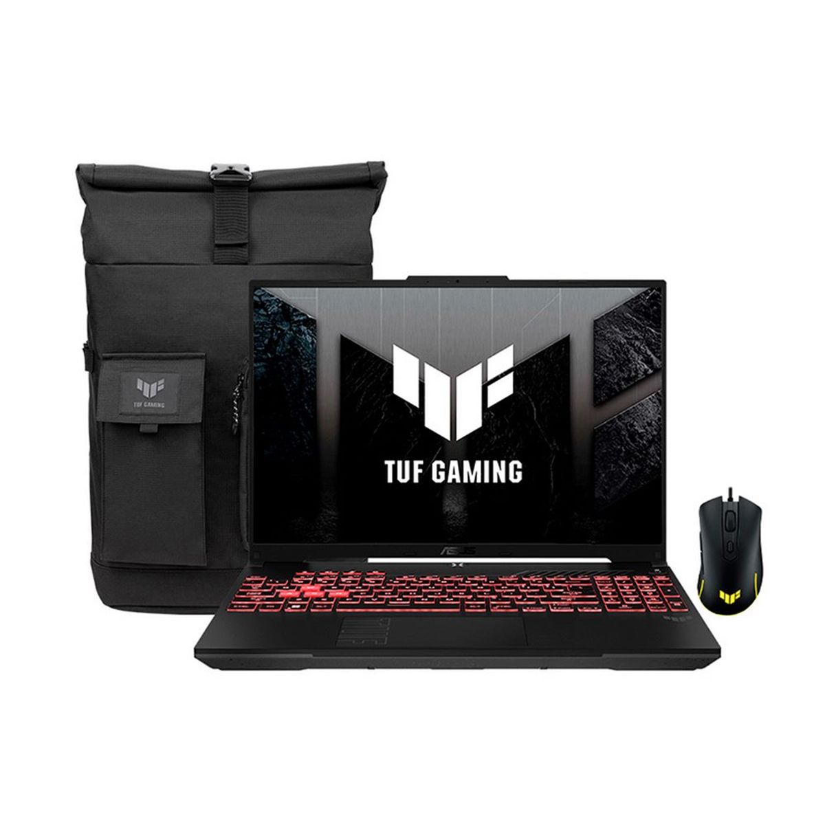 ASUS - Laptop Asus Gaming TUF F16 FX607VJB-RL209 Core i5 210H 16" 8GB RAM 512GB SSD RTX 3050 FreeDOS Gris