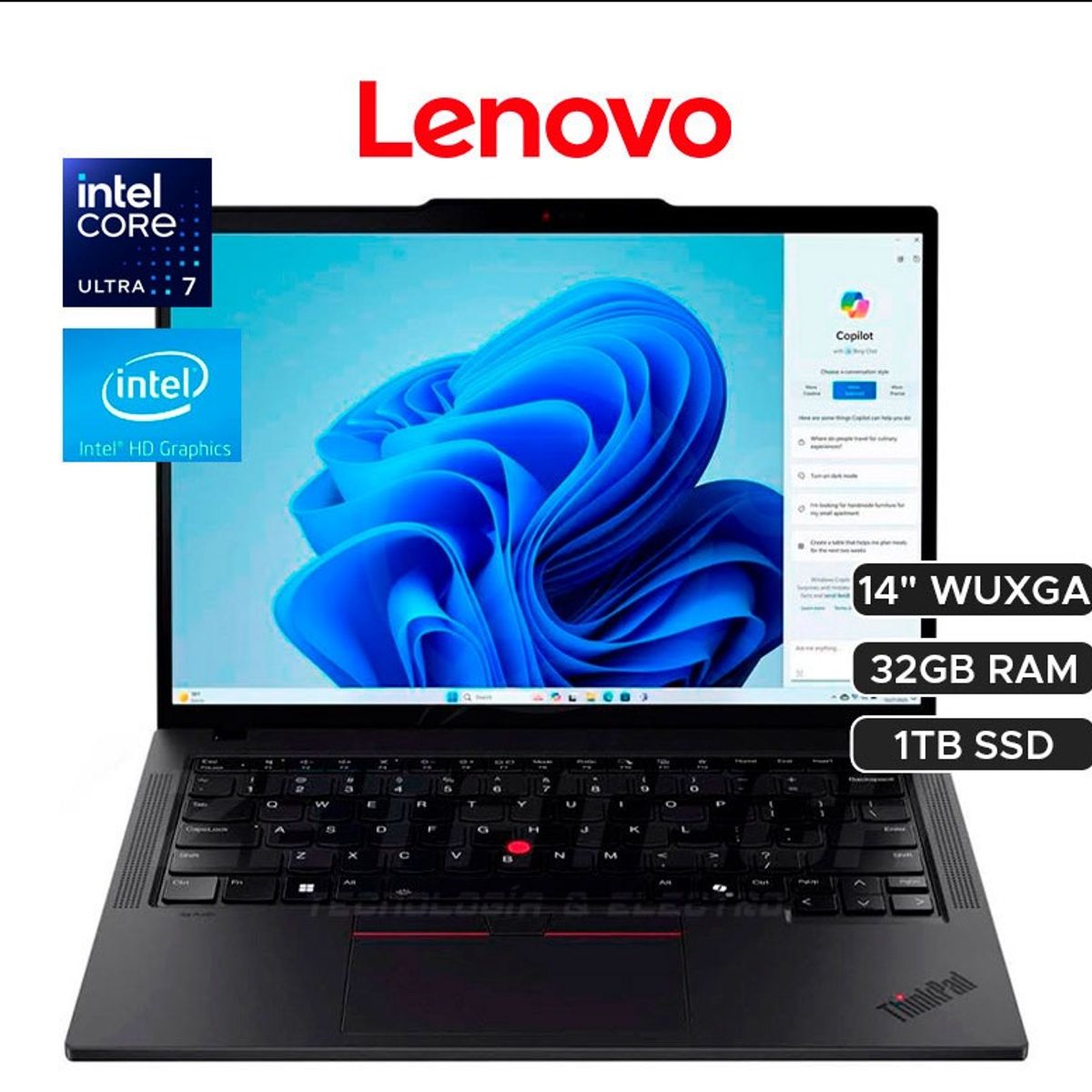 LENOVO - LENOVO THINKPAD E14 GEN 6 CORE ULTRA 7 165U VPRO 32GB 1TB SSD 14'' WUXGA WIN 11 PRO