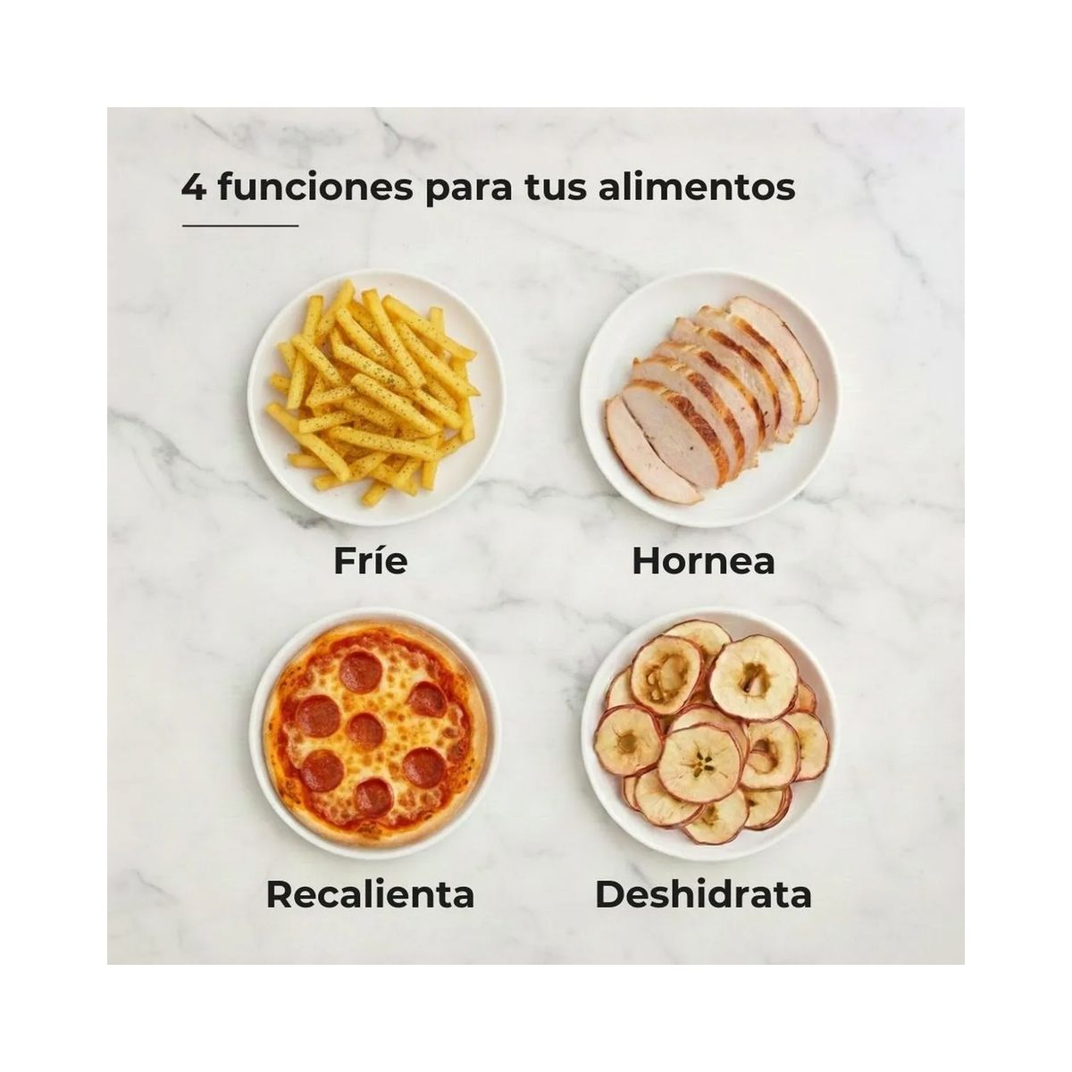 BELESSI - Freidora de Aire Digital 4 Funciones 4. 5LT BLSE003