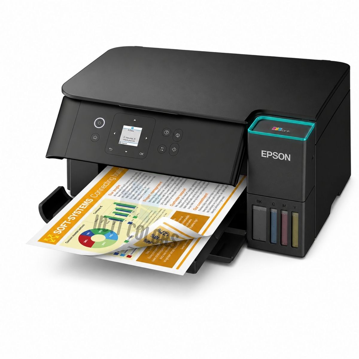EPSON - Impresora Multifuncional Epson EcoTank L4360 WiFi Dúplex Color 3 en 1 Tinta Continua